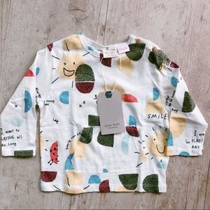 Baby Zara long sleeve sunshine tee